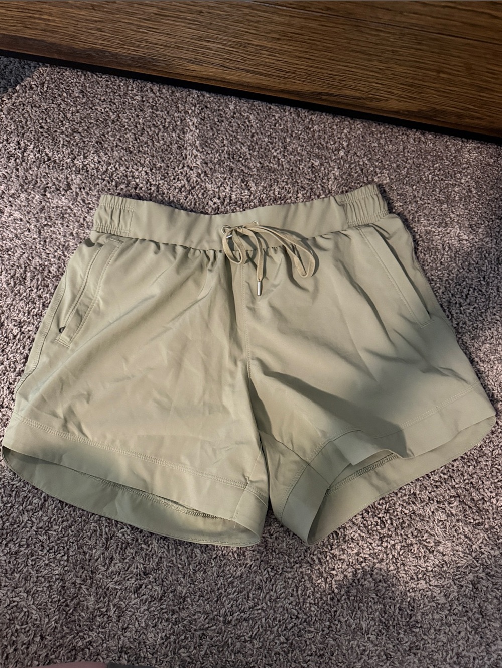CALIA by Carrie Underwood Olive Green Lightweight Athletic Shorts